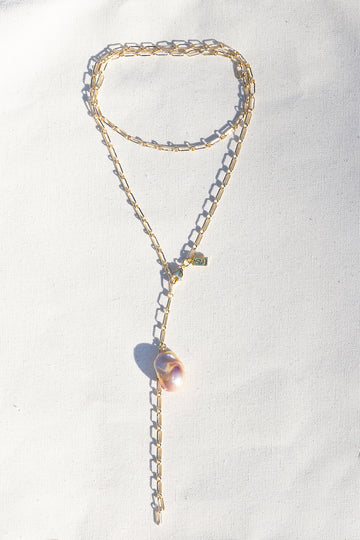 GOOD TIME GIRL LARIAT-BLUSH